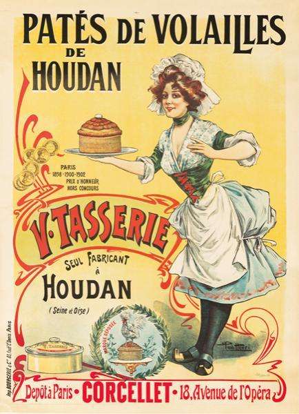 Affiche Victor Tasserie - Pâté de Houdan